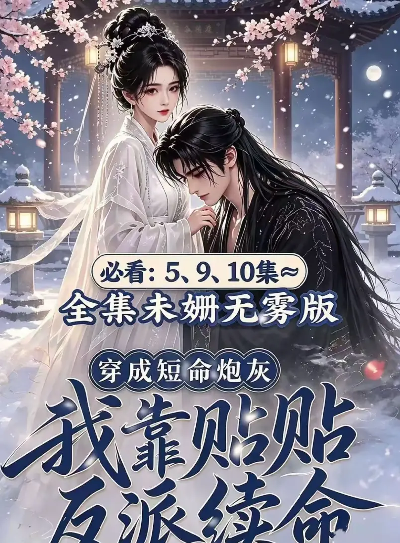 穿书炮灰抱对腿反派怀里好续命-AI漫剧黄果版《穿成短命炮灰，我靠贴贴反派续命》去雾无广告在线观看-全集完整版免费看百度网盘迅雷分享